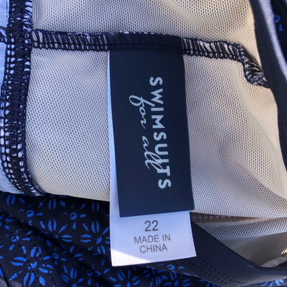 Swimsuits for All Women’s Plus Swimsuit Bathing Suit Bikini Tankini Top 1X 22 - Picture 5 of 7